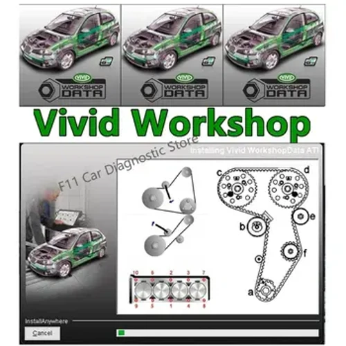 Программное обеспечение для ремонта автомобилей Vivid Workshop Data Program Программное обеспечение диагностический инструмент для ремонта автомобилей Автомобильная техническая база данных 2018.1V