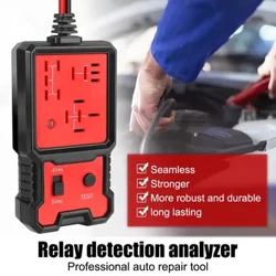 Universāls 12V automašīnu releju testeris, elektroniskais automobiļu releju testeris auto akumulatora pārbaudītāja ģeneratora analizatora diagnostikas rīkam