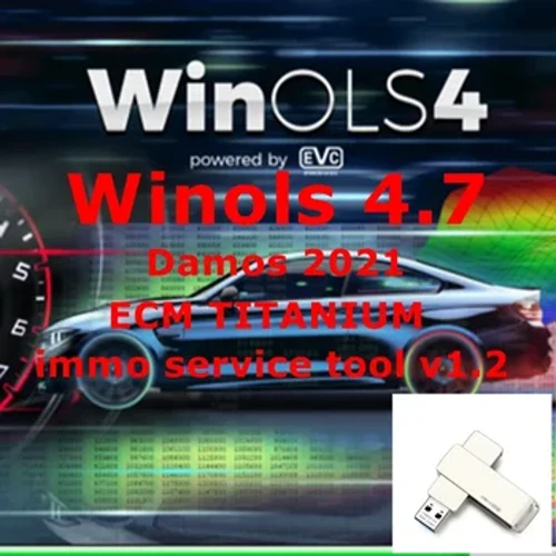 2023 HOT Selling WinOLS 4.7 With Plugins +2021 Damos + ECM TITANIUM+ immo service tool v1.2 Софтвер за автоматска поправка на сите податоци