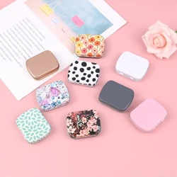 1 Máy Tính Mini Di Động Kim Loại Hộp Lật Hộp Bảo Quản Ốp Lưng Người Tổ Chức Trang Sức Sinh Tồn Tiền Đồng Xu Kẹo Chìa Khóa Hộp Đựng Bình Lon có Nắp Đậy