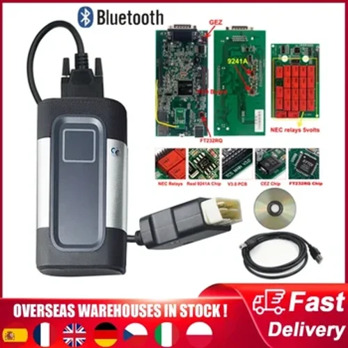 Strumenti 2023 VdIJk Pro 2020.23/2017.3 Keygen Vd V3.0 Relè OBD2 Bluetooth Auto Interfaccia Diagnostica Per Delphis Scanner Adattatore