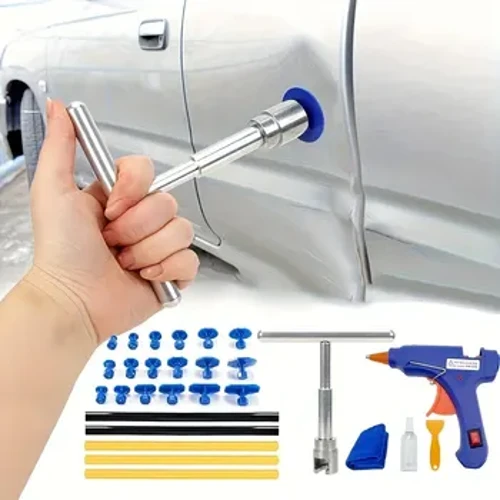 Alat Perbaikan Dent Mobil Auto Body Part Mekanik Lembaran Logam Paintless Dent Removal Puller Kit Hand Tools Kit Set