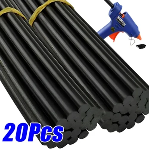 20 Stuks Auto Deuk Reparatie Lijm Sticks Sterke Hechting Auto Lichaam Verveloos Reparatie Hot Melt Strip Repareren Lijmstift auto Reparatie Tool