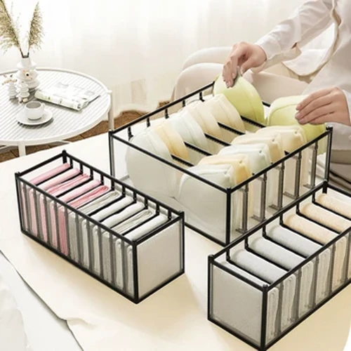 La più recente biancheria intima, reggiseno, organizzatore, scatola di immagazzinaggio, mutandine, calzini, scatole di immagazzinaggio, guardaroba, vestiti, organizzatore, cassetti, separatori, scatole, regali
