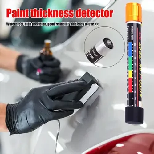 Penna per tester di spessore della vernice per auto con scala Misuratore portatile per tester di rivestimento per vernice per auto per strumenti per misuratori di vernice per carrozzeria