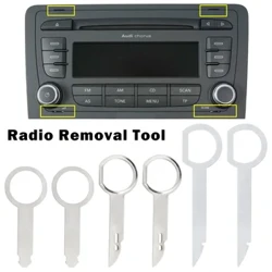 Radio Removal Tools Stereo Key Release Pin Head Unit Practical Extraction Remover Para sa VW Audi Skoda Ford Tesla Car Accessories