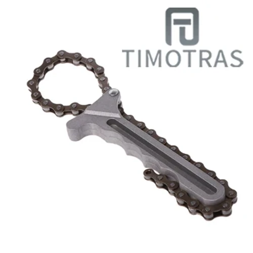 TIMOTRAS élément de filtre à huile moteur clé à chaîne clé de filtre outils d'entretien de démontage de moteur automobile