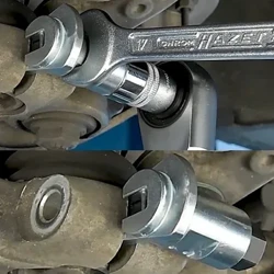 Auto hüdraulilise amortisaatori eemaldamise tööriist küünis tugijaoturi vedrustuse eraldaja käsitsi kuulliigendi puksi eemaldamise tööriistakomplekt