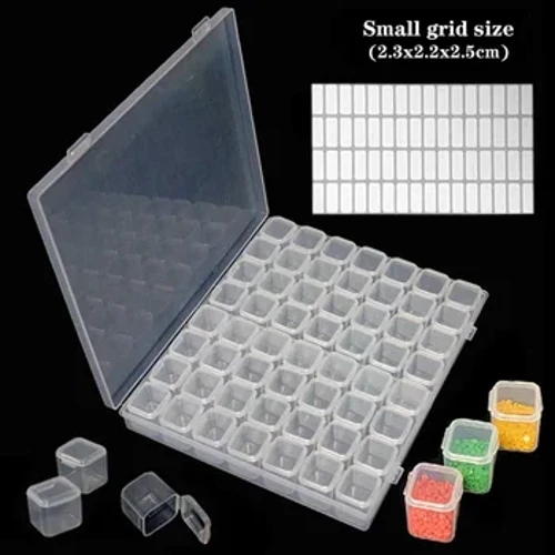 28/56 Grids DIY Diamond Painting Tools Storage Box Diamond Embroidery Accessories Organizer Case Painting Storage Containers