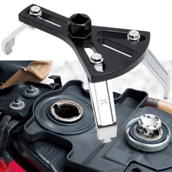 Outil universel de retrait de pompe à carburant, pompe à réservoir de carburant réglable, clé à anneau de verrouillage, dissolvant de réparation de réservoir de carburant en alliage, pièces automobiles