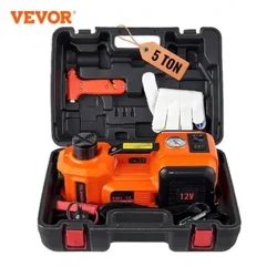 VEVOR 5 tons elbilstik 11023 LBS Hydraulisk donkraftløft bærbar bilstik til SUV MPV Sedan lastbil Skift dæk Garagereparation