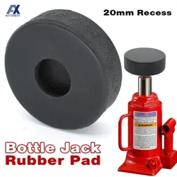 Potel Rwber Jack Pad Amddiffynnydd Addasydd Car Jac Car Offeryn Pinsiad Weld Ochr Codi Disg 20mm Twll Ar Gyfer y rhan fwyaf o Jaciau Potel 2 Tunnell