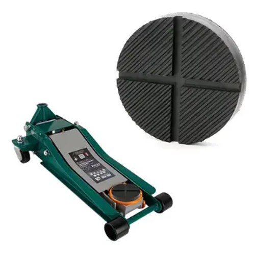 12,5 cm Jacking Pad Slotted Auto Gummi Jack Pad Frame Protector Guard Adapter Tool fir Pinch Weld Side Jacks Lifting