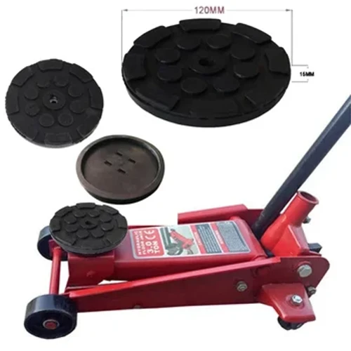 1 PC Cao Su Đen Jacking Pad Cho Xe Nâng Bề Mặt Chống Trơn Trượt Dụng Cụ Đường Sắt Bảo Vệ Hạng Nặng Cho Xe nâng