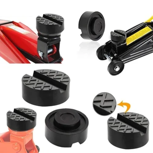 Gari Jacks Hydraulic Lift Rubber Wheel Dolly Anti-slip Adapter Support Block for Bridge Mechanic's Kit Kit Tools
