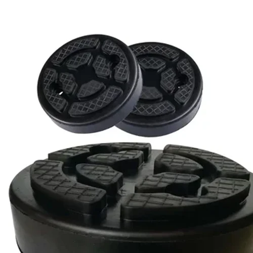 Paʻa Paʻa Paʻa Kaʻa Rubber Jack Pad Frame no Pinch Weld Side Lifting Disk 12cm Guard Adapter Jacking Disk Pad Tool