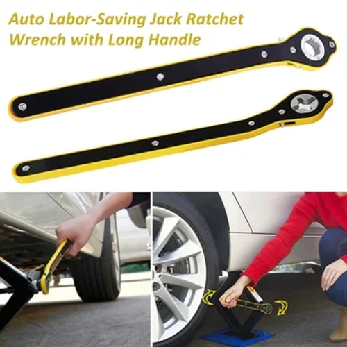 Arbeidsbesparende Jack Ratelsleutel Auto Jack Lift Snelheid Handvat Schaar Jack Garage Band Wiel Lug Wrench Motorfiets Auto reparatie Tool