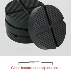 Floor Slotted Car Rubber Jack Pad Frame Protector Guard Adapter Jacking Disk Pad Tool for Pinch Weld Side Lifting Disk