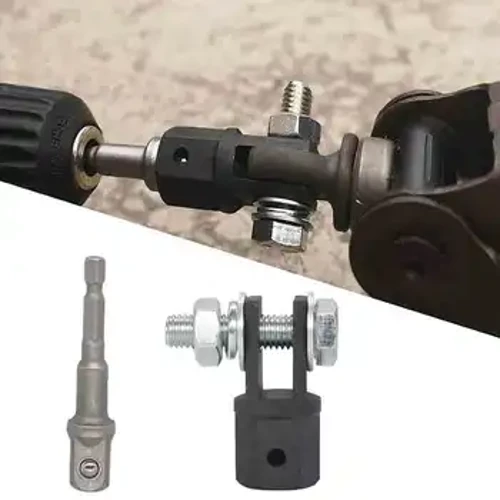 1/2 Fodfedd Chrome Vanadium Dur Car Siswrn Jack Drill Adapter Siswrn Jack Adapter Car Trestle Jacks Codi Car Affeithwyr