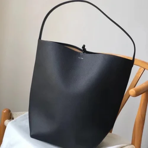 Lehmännahkainen Single Olkalaukku Käsilaukku Row Bucket Tote Lcu