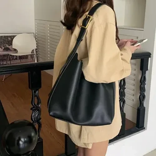 Vintage-Beuteltasche mit großem Fassungsvermögen