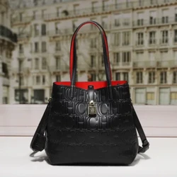 I-CILMI HARVILL CHHC 2024 Isikhwama Sebhakede Labesifazane Esisha I-Single-shoulder Cross-body Cross-Portable Portable Perforated Design I-Italic Letter Opening