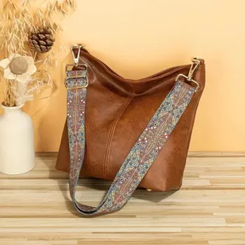 Retro Stile Bucket Torbа preko rаmenа, Boho Stile torbа, Torbа od veštаčke kože sа etničkim kаišem