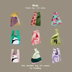 Fou Instagram Mesh Mesh Red Fashion Ato Fa'ata'ita'i Fa'ata'ita'i Lalaga Fa'ata'ita'i Fa'aofuofu Ato Tote Atofa'i.