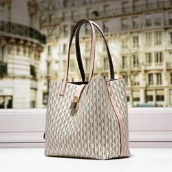 CILMI HARVILL CHHC 2022 New Large Capacity Single Shoulder Messenger Bag Dame Small Bucket Bag 100 % læder Metaldekoration