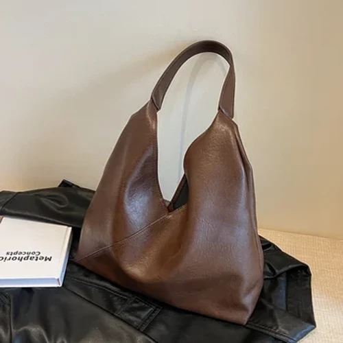 Moda dizayni Ayollar uchun charm elkama-sumka 2023 tendentsiyasi Ayol oddiy katta qo'ltiq ostidagi Hobo sumkasi sumkalar va hamyonlar