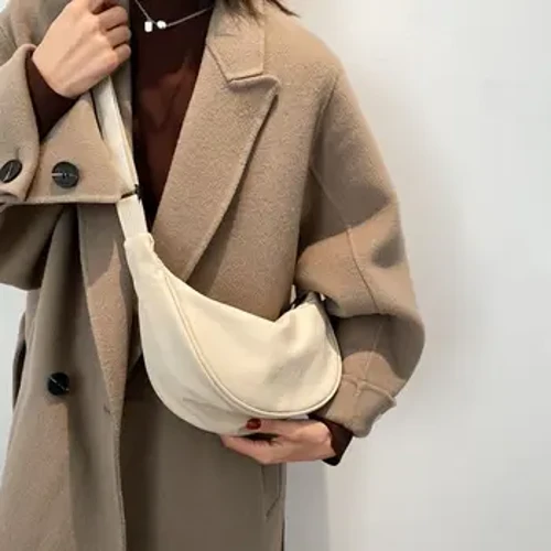 Prosta nylonowa torba na ramię dla kobiet moda przenośna na co dzień torba na klatkę piersiowa Hobo torba pod pachami studencka torba na ramię nowość