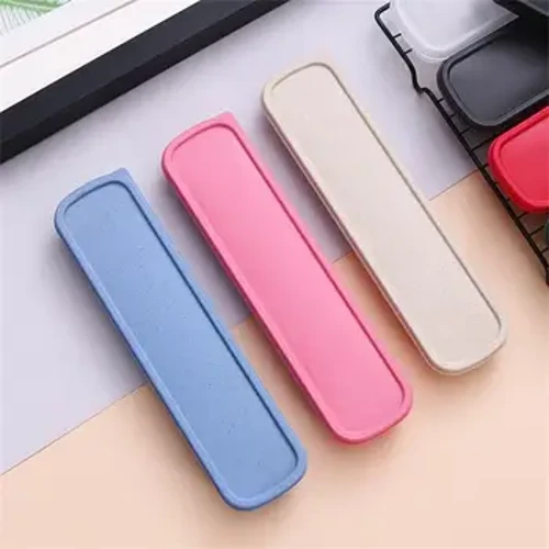 Tableware Box Portable Flip Cover Aina ya Kipochi cha Kijiko Kinacho Rafiki kwa Mazingira Vifaa vya Kaya vinavyostahimili kushuka