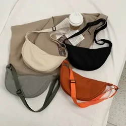 Moda Naýlon Casual Hobos sandyk sumkasy Underarm sumka Aýal-gyzlar üçin egin-eşik sumkasy