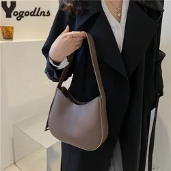 PU Læder Fashion Design Crossbody Tasker Til Kvinder Sommer Rejse Skuldertasker Stor Kapacitet Håndtasker og pung Armhule Hobo taske