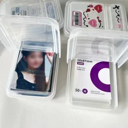 INS Scatola di immagazzinaggio in plastica trasparente Mini scatola di plastica Scatola di immagazzinaggio rettangolare Scatola di immagazzinaggio da scrivania Scatola di immagazzinaggio Contenitore