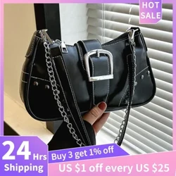 Mode Kvinnor Axelväska Armhåla Väska Design Underarmsväska Plisserad sadelväska Enfärgad Messenger Bag Handväska Hobos Handväskor Y2K