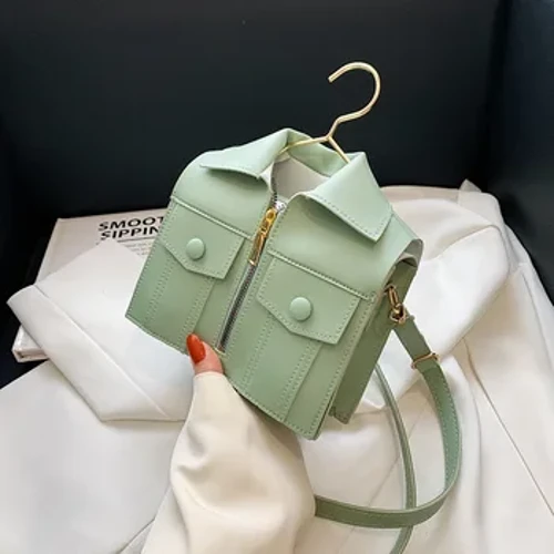 2024 Mála Sling Jacket Tríthoiseach Nua Samhraidh i Mála Cearnóg Beag Crossbody Ócáideach Jacket Loy Grace Trendy Grace