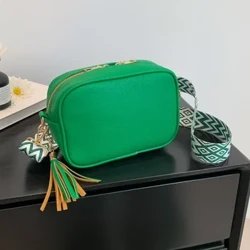 Nei Minimalistesch Schëllerbeutel, Modesch grouss Kapazitéit Breetband Ënneraarm Crossbody Klenge Quadratbeutel, zolidd Faarf Casual Popula