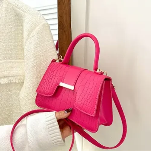Moda Zenan egin sumkasy Alligator nagşy Aýallar üçin kiçi kwadrat haltalar Arassa reňkli üzüm haltajyk sumkalary PU deri sumkalary