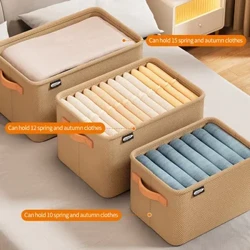 Faltbare Aufbewahrungsbox für Kleidung mit Stahlgestell Kleideraufbewahrungstruhe, integrierte Aufbewahrungsbox, Haushalts-Universal-Aufbewahrungsbox