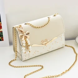Rhinestone Handväska för kvinnor Väska Diamonds Axelväska Handväska Dam Kvinnlig Crossbody-väska Shining Messenger Clutch-väskor Fyrkantig