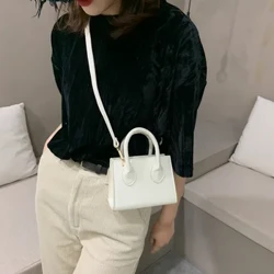 Kvinde Lille Firkantet Taske Ny Populær Retro Mini Håndtaske Literary Crowds Shoulder Messenger Kvinde Taske Håndtasker