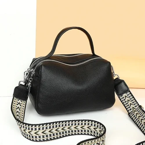 Bagiau Crossbody Ffasiwn 2024 Bag Lledr Ddiffuant Merched Bag Tote Syml o Ansawdd Uchel Bag Llaw Vintage Boston Bagiau Ysgwydd Benyw