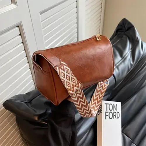 Vintage PU læder Kvinder lille håndtaske og pung Mode Boston Pillow Crossbody Taske Luksus Design Kvinde Designer Skuldertaske