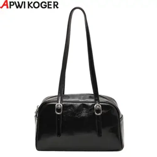 Túi xách nữ Boston Túi xách thời trang màu trơn có dây đeo có thể điều chỉnh Satchel Purse Túi đeo nách cho công việc Mua sắm du lịch