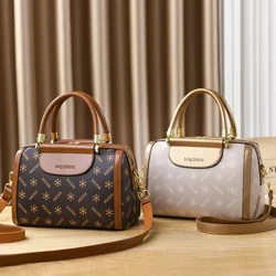 2024 New Fashion Boston Dametasker Stor Kapacitet Luksus Designer Håndtaske Kvalitet Læder Single Shoulder Crossbody Taske kvinder