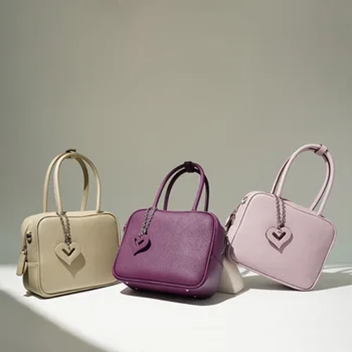 Borsa Boston in vera pelle per donna 2024 Borse da pendolarismo nuove di alta qualità Borsa a tracolla classica femminile con tracolla in pelle di vitello