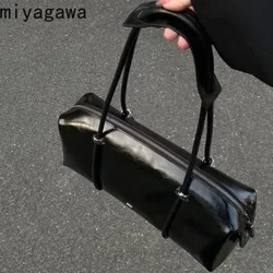 Miyagawa Zimowa torba damska o dużej pojemności Boston Poduszka Torba Spicy Girl Torba motocyklowa Wysokiej jakości torebka podróżna na jedno ramię