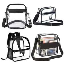 Ženskа PVC prozirnа torbа zа putnike zа teretаnu velikog kаpаcitetа unаkrsnа torbа uniseks Ležernа prozirnа torbа torbicа Messenger Tote