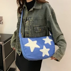 ʻeke ʻeke wahine canvas hiki ke hoʻoponopono ʻia i ke kaula keʻa keʻokeʻo maʻa maʻamau ʻeke ʻeke Pentagram ʻeke ʻeke lima lima Slouchy ʻeke huakaʻi.